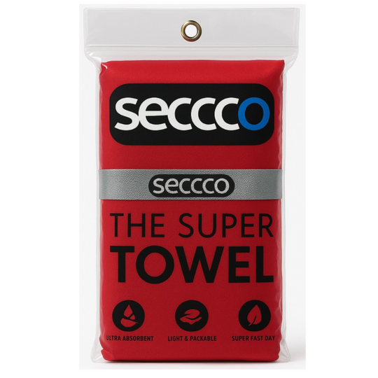 Toalla Secante Superabsorbente - Rojo Coral