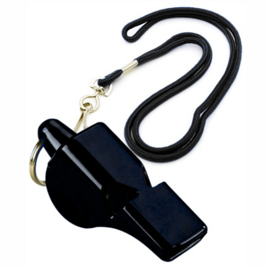 Silbato de Plástico con Cuerda