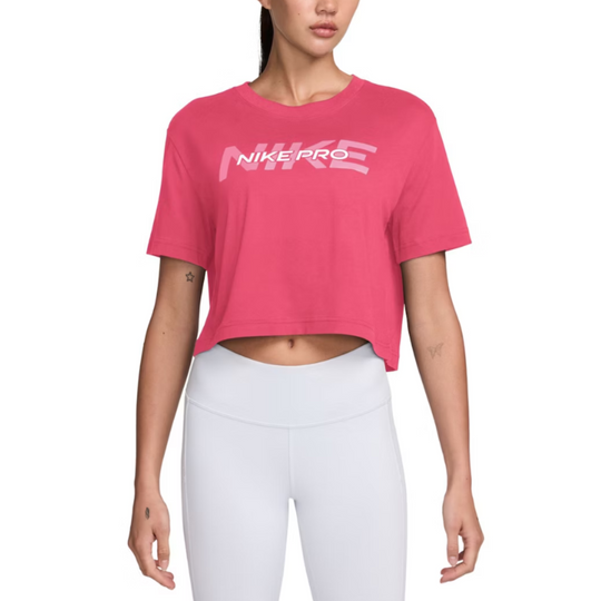 Franela Manga Corta para Dama Dri-Fit Pro Crop Top