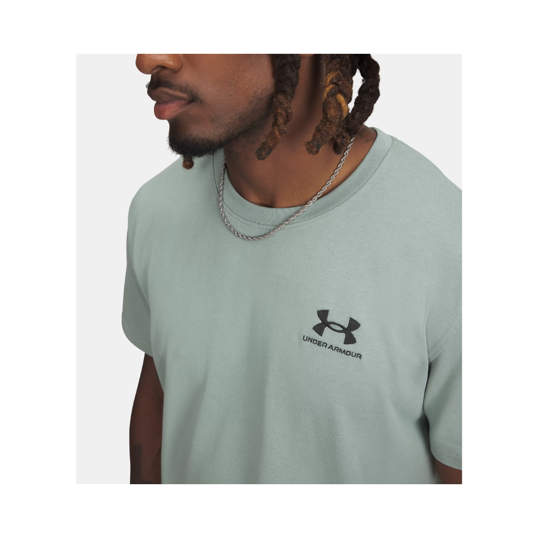Franela Manga Corta para Caballero UA Logo Embroidered Heavyweight