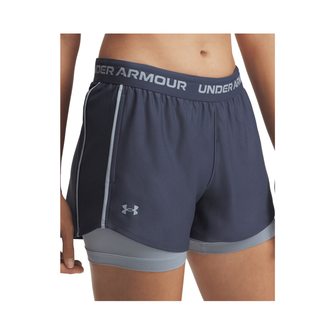Short para Dama UA Tech Play Up 2in1
