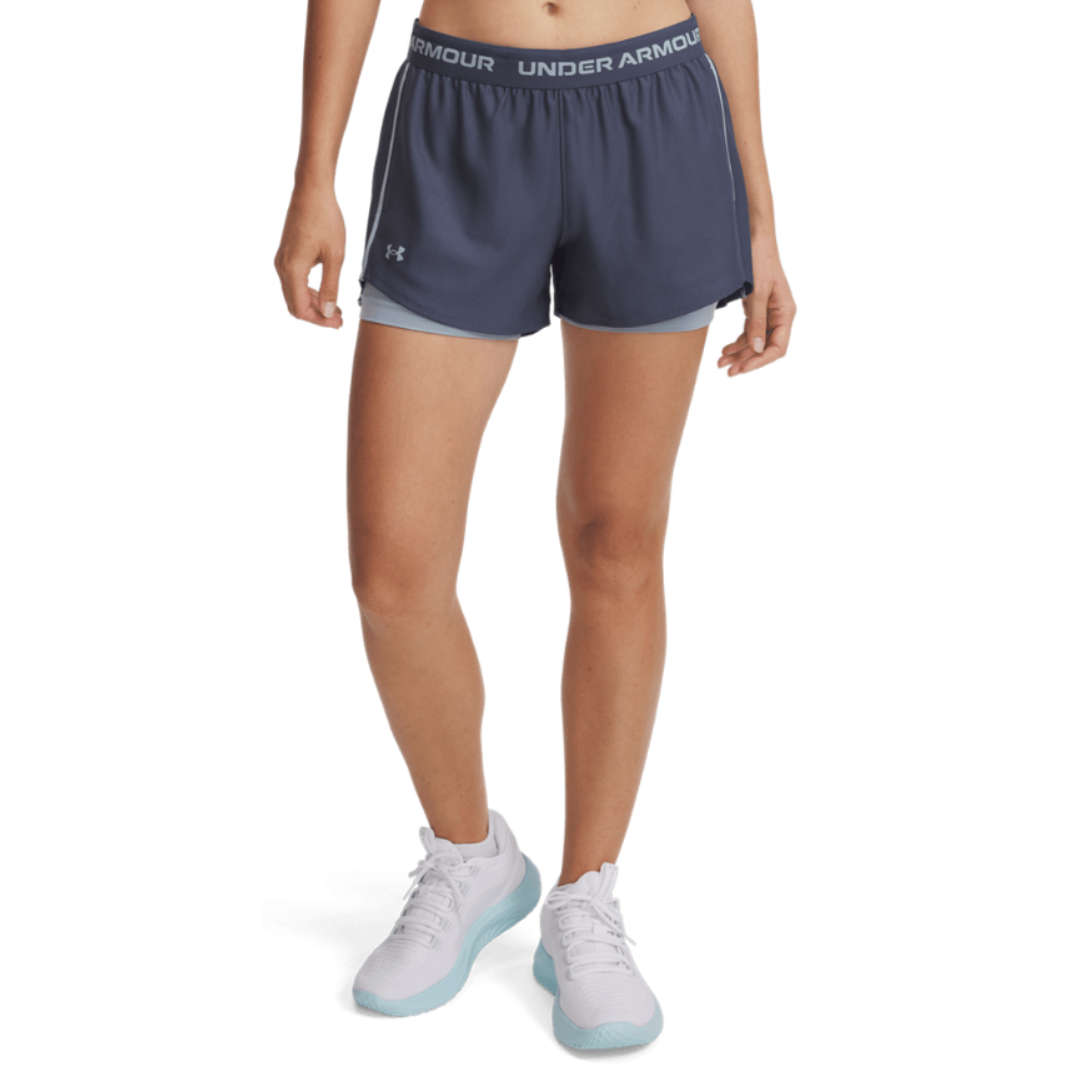 Short para Dama UA Tech Play Up 2in1