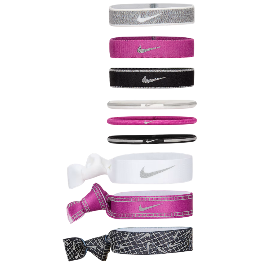 Colitas Para El Cabello Nike Printed Mixed (9 Unidades)