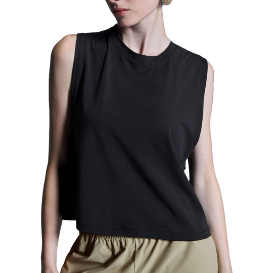 Franela Sin Mangas para Dama Focus Crop